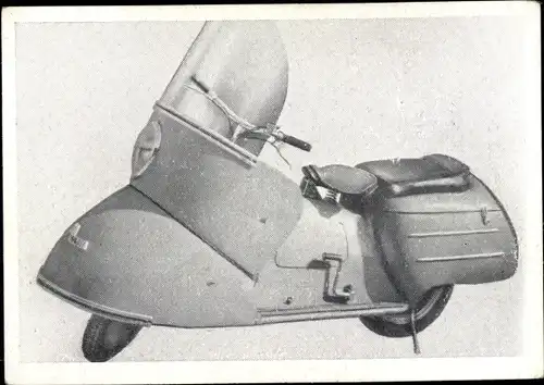 Sammelbild Das Kraftfahrzeug, Serie H Gruppe 3, Maicomobil, Motorroller