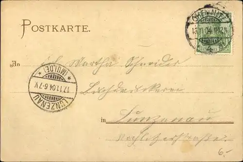 Litho Leipzig in Sachsen, Universität, Luther-Kirche, Rathaus