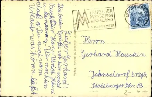 Ak Leipzig in Sachsen, Blick in die Petersstraße