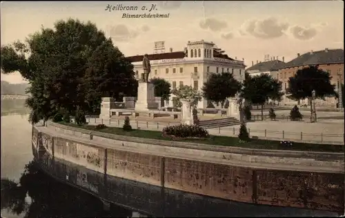 Ak Heilbronn am Neckar, Bismarckdenkmal