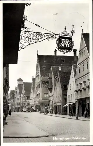 Ak Memmingen in Schwaben, Kalchstraße, Geschäfte