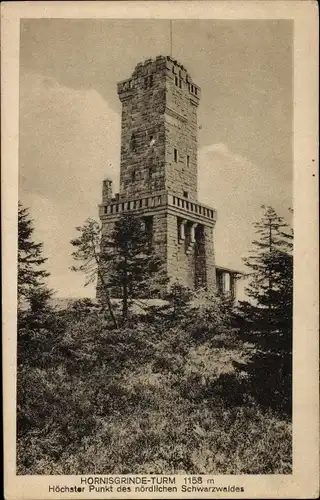 Ak Seebach in Baden Schwarzwald, Hornisgrinde-Turm