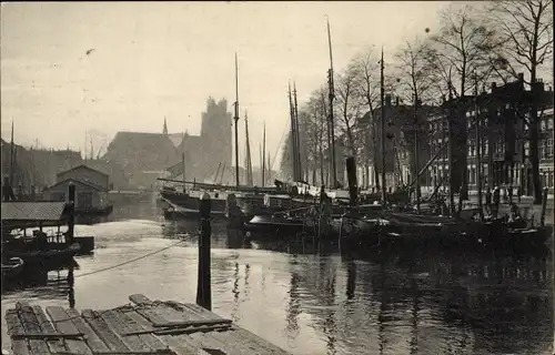 Ak Dordrecht Südholland Niederlande, Nieuwe Haven