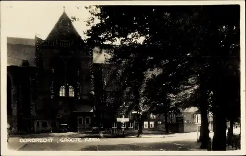 Ak Dordrecht Südholland Niederlande, Groote Kerk