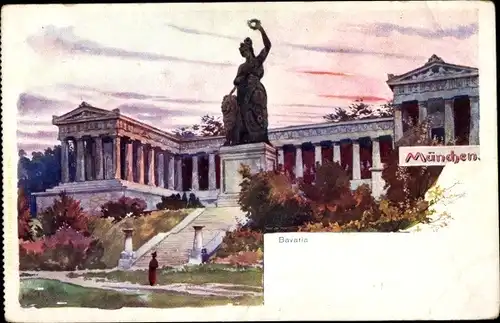 Künstler Ak München, Bavaria