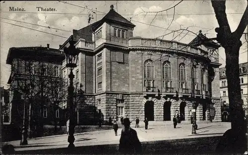 Ak Mainz am Rhein, Theater