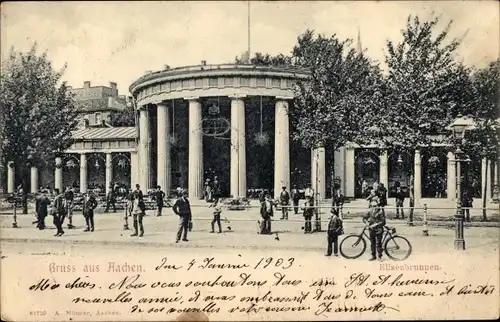 Ak Aachen in Nordrhein Westfalen, Elisenbrunnen