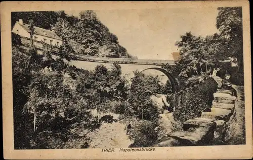 Ak Trier an der Mosel, Napoleonsbrücke