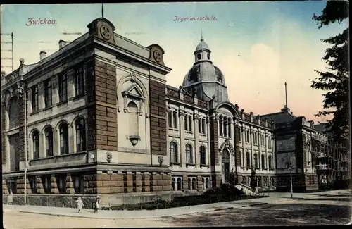 Ak Zwickau in Sachsen, Ingenieurschule