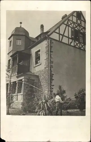 Foto Ak Cobern Kobern Gondorf an der Mosel, Fachwerkhaus