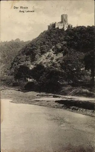 Ak Oberlahnstein Lahnstein am Rhein, Burg Lahneck