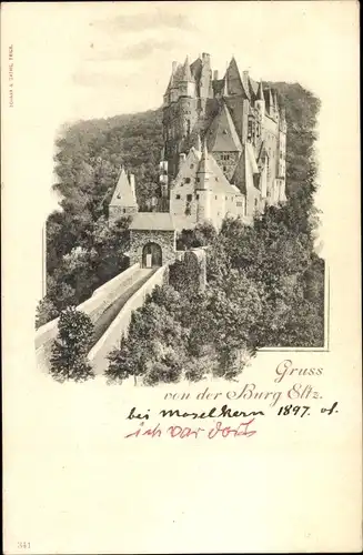 Ak Wierschem an der Mosel, Burg Eltz