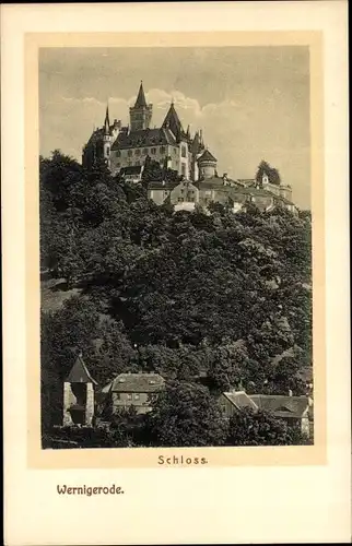 Ak Wernigerode im Harz, Schloss