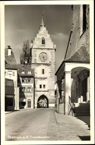 Ak Überlingen am Bodensee, Franziskanertor