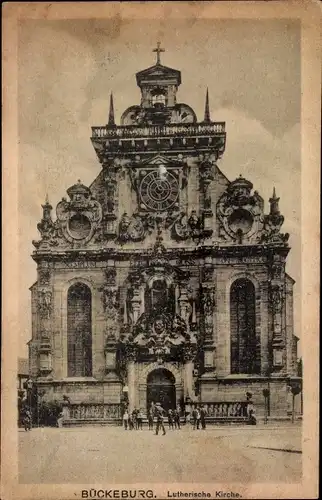 Ak Bückeburg im Kreis Schaumburg, Lutherische Kirche