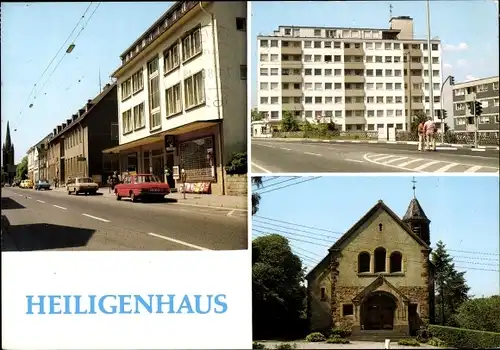 Ak Heiligenhaus in Nordrhein Westfalen, Hauptstraße mit Post, Ehemannshof, Abtsküche