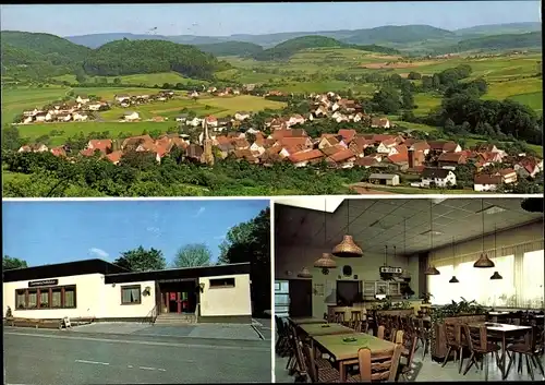 Ak Elm Schlüchtern in Hessen, Gemeinschaftshaus Elm, Ortspanorama