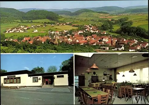 Ak Elm Schlüchtern in Hessen, Gemeinschaftshaus Elm, Ortspanorama