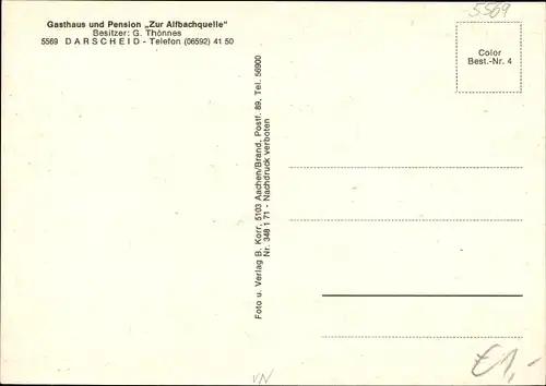 Ak Darscheid in der Eifel, Ortsansicht, Ulmener Maar, Sauerbrunnen, Gemündener Maar