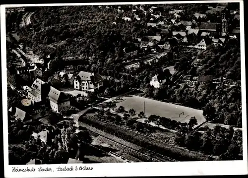 Ak Sasbach in der Ortenau, Heimschule Lender, Luftaufnahme