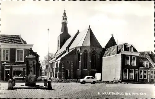 Ak Sint Maartensdijk Zeeland Niederlande, Ned. Herv. Kerk