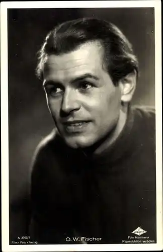Ak Schauspieler O. W. Fischer, Portrait