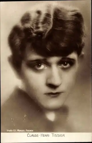 Ak Schauspieler Claude Henri Tissier, Portrait