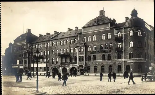 Ak Gävle Schweden, Zentralplatz