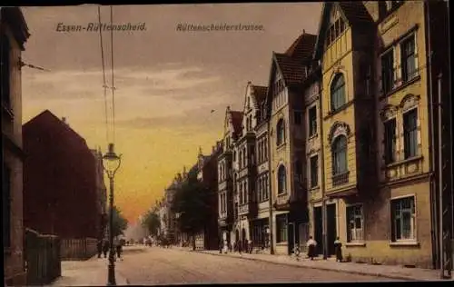 Ak Rüttenscheid Essen im Ruhrgebiet, Rüttenscheiderstraße
