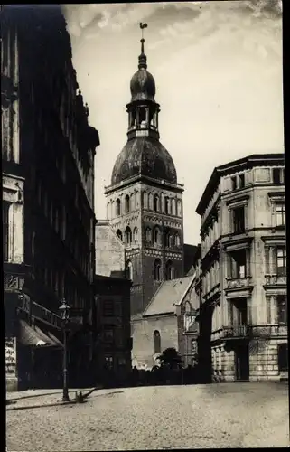 Ak Szászrégen Szasz Regen Rumänien, Blick zum Glockenturm