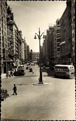 Ak Madrid Spanien, José Antonio Avenue
