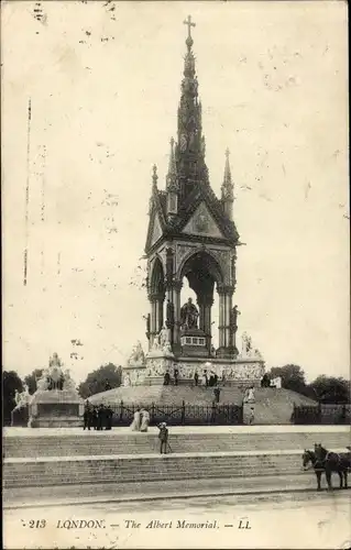 Ak London City England, The Albert Memorial