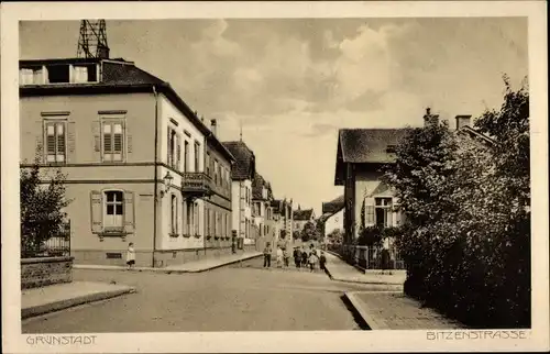Ak Grünstadt in der Pfalz, Bitzenstraße
