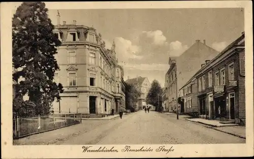 Ak  Wermelskirchen im Bergischen Land, Remscheider Straße
