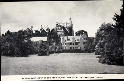 Ak Wellesley Massachusetts USA, Wellesley College, Tower Court Group of Dormitories