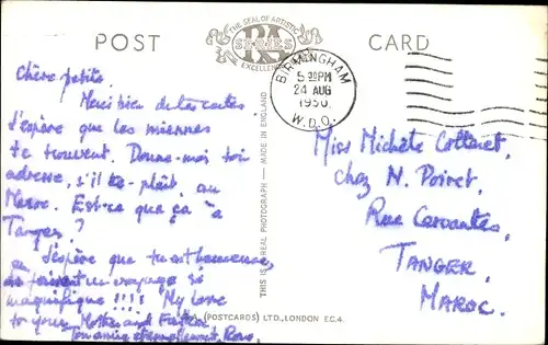 Ak Malvern Worcestershire England, View from Jubilee Drive