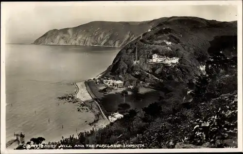Ak Lynmouth Devon England, Countisbury Hill and Lynmouth Foreland