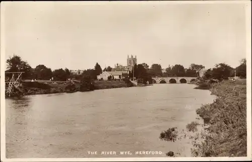 Ak Hereford West Midlands England, The River Wye