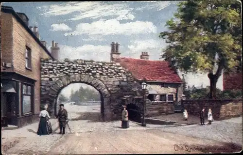 Künstler Ak Lincoln Lincolnshire England, Newport Arch