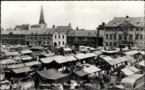 Ak King’s Lynn Norfolk England, Tuesday Market Place