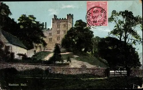 Ak Bakewell Derbyshire, Haddon Hall