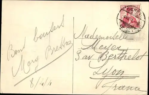 Ak Genève Genf Schweiz, Hafenbild