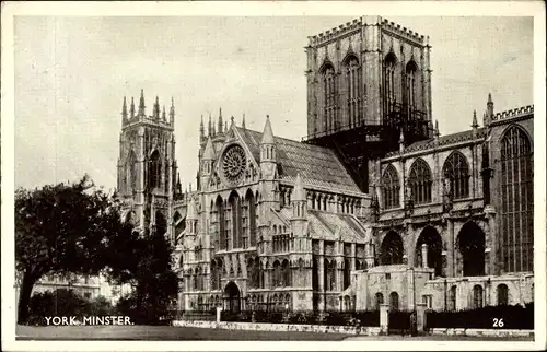 Ak York Yorkshire England, Minster