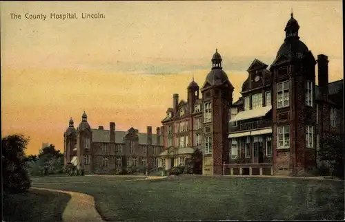Ak Lincoln Lincolnshire England, The County Hospital