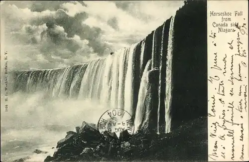 Ak Niagara Falls Ontario Kanada, Horseshoe Fall from Canada side