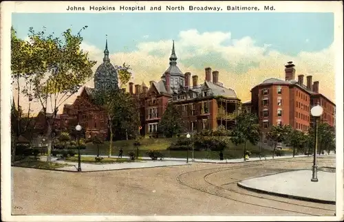Ak Baltimore Maryland USA, John Hopkins Hospital, North Broadway