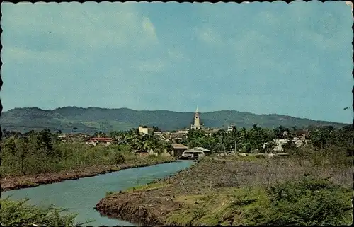 Ak Le Lamentin Martinique, La Commune vue de l'Autoroute