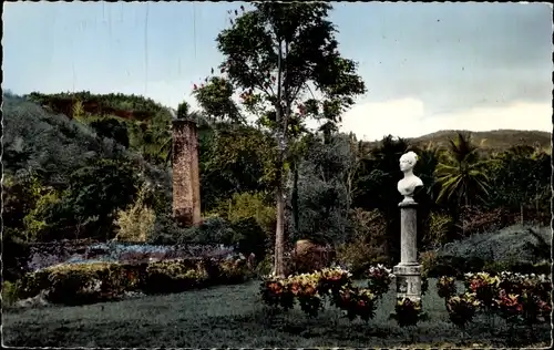 Ak Martinique, La Pagerie, Emplacement de la Maison natale de l'Imperatrice Josephine