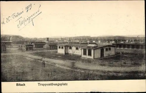 Ak Bitche Bitsch Lothringen Moselle, Truppenübungsplatz