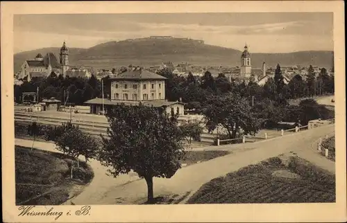 Ak Wissembourg Weißenburg Elsass Bas Rhin, Teilansicht, Kreuzung